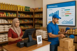 Foto Toko Sembako yang Terletak di Ruko. Sumber: ChatGPT