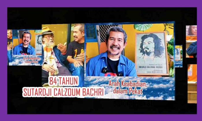 24 Juni 2025 ini, Presiden Penyair Indonesia Sutardji Calzoum Bachri, genap 84 tahun. Foto: Isson Khairul