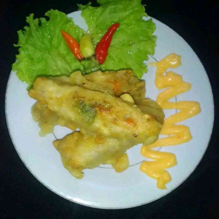 Tahu isi dengan tampilan cantik, dijual per paket isi 3(dokumentasi pribadi: Isti Yogiswandani)