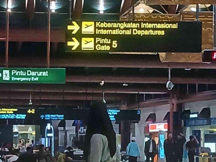 Terminal keberangkatan 2f pintu gate 5