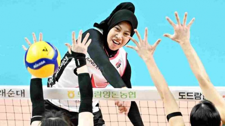 Megawati mimipin statik Liga Voli Korea - Mata Banua Online