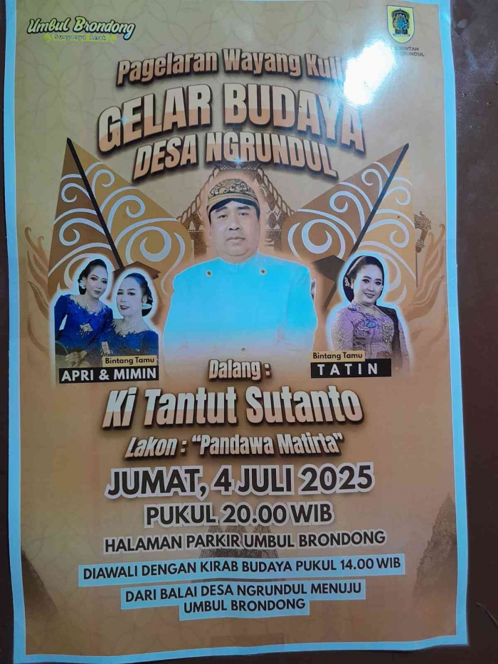 Info pertunjukan wayang kulit (dokpri)