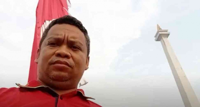 aktivitas jalan pagi di Monas : dokpri