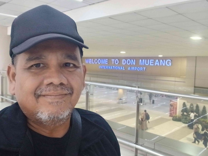 Omjay di airport don mueang thailand/dokpri