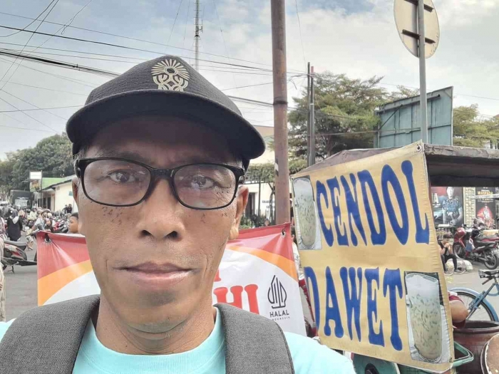 Siap minum cendol dawet (dokpri)