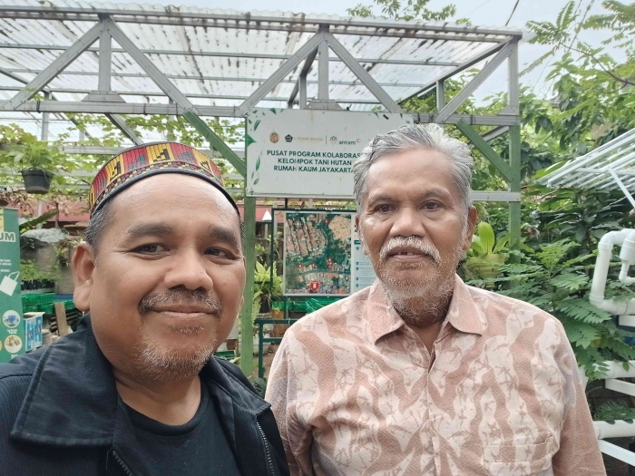 Omjay bersama ayah Didi/dokpri