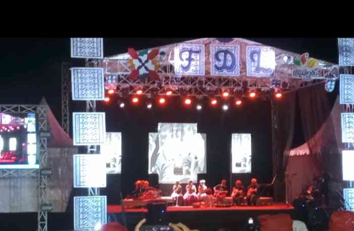 Penampilan di Panggung utama FDL. (Dokumentasi Pribadi)