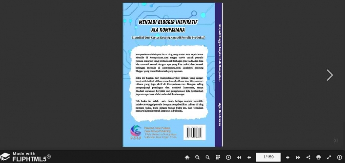 Foto buku digital (Sumber: Akun FLIPHTML5/pribadi)