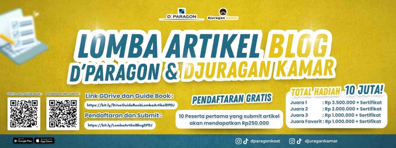 Banner Lomba Kost D'Paragon & Djurkam