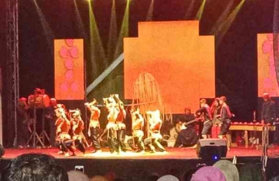 Salah penampilan atraksi seni budaya do yang menghibur pengunjung. (Dokumentasi Pribadi)