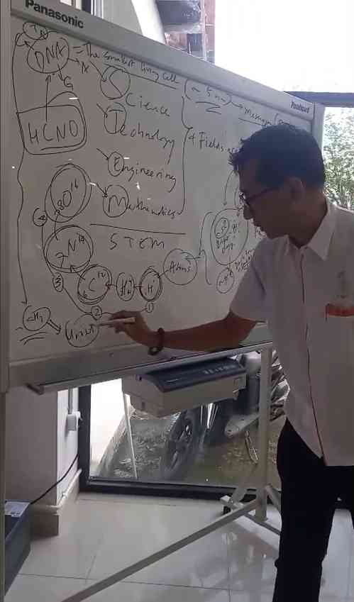 (Selfie photo) Countesy of American Corner captured video.