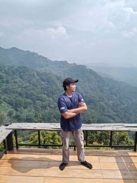 Spot foto di puncak Paniisan (sumber : Pribadi)