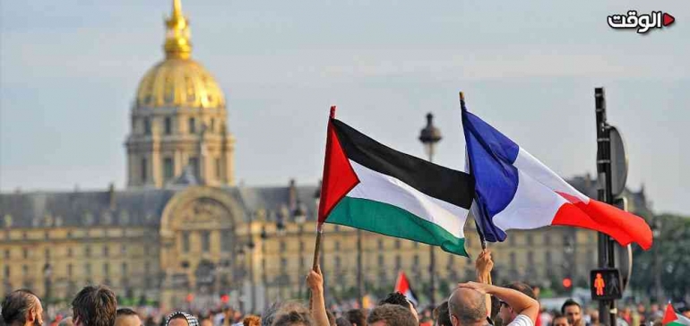 Demonstrasi Mendukun Palestina di Paris (Sumber/Kredit Foto: alwaght.net)