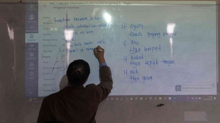 Konversi Game menjadi baris pseudocode, Sumber: Dokumen Pribadi