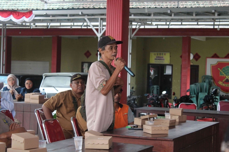 Pertanyaan dari salah satu warga desa kajarharjo