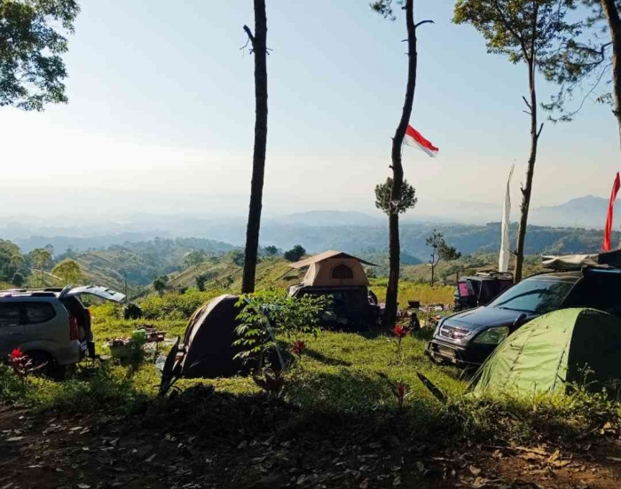 Suasana Buper Tratasan saat cuaca cerah (dokumentasi pribadi)