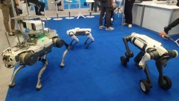 Teknologi robotik yang dipamerkan di DTI-CX 2025 (Sumber: Setiyo)