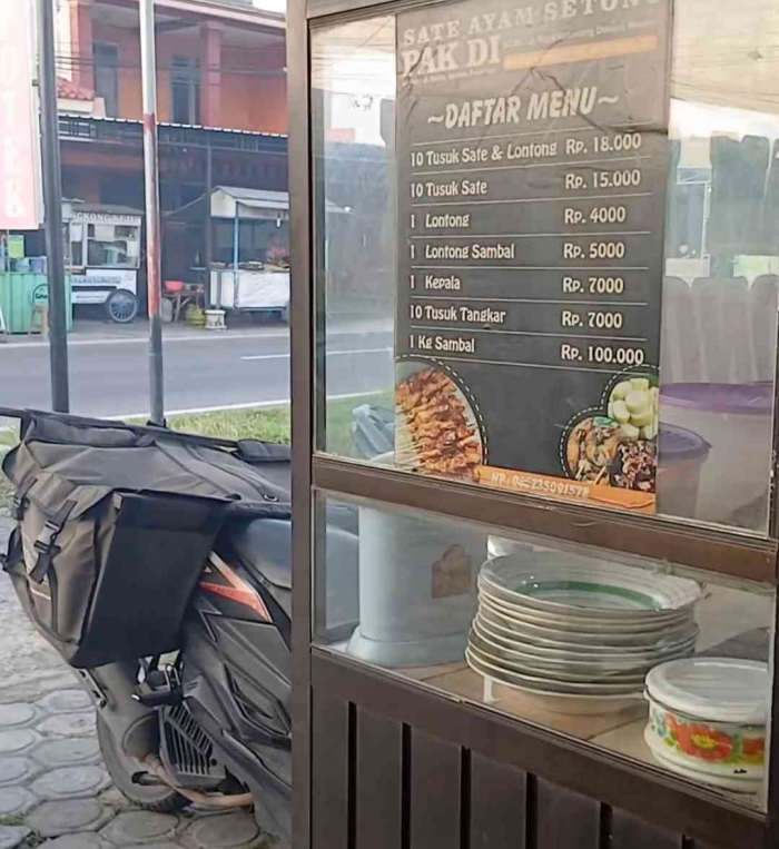 Sate Setono harganya sangat terjangkau (dokumentasi pribadi|Isti Yogiswandani)
