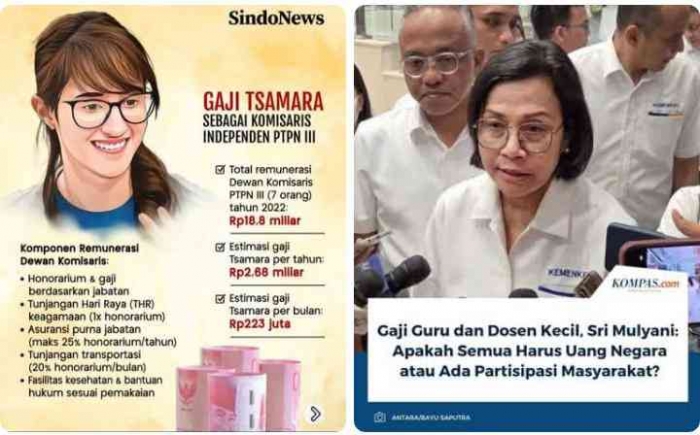 Gaji Tsamara Amany/sindonews