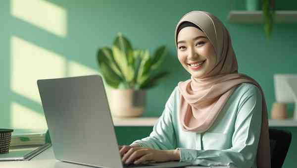 Pelanggan yang puas dengan layanan digital. Gambar dibuat dengan Canva AI.