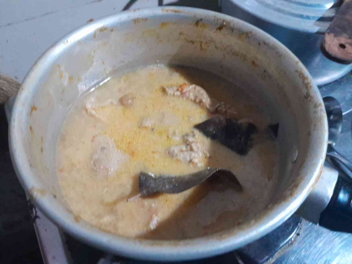 Sayur letok buatan istri tercinta (dokpri)