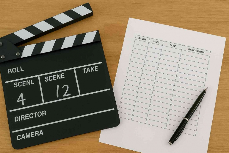 Mengapa Clapperboard dan Script Continuity Report Penting di Produksi ...