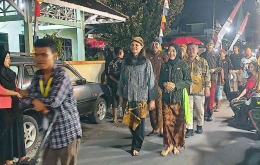 Festival Pohong. Aneka kreasi kuliner berbahan dasar ketela pohon  dipersembahkan oleh tangan-tangan kreatif ibu-ibu RW 19.(Foto : ghoni)