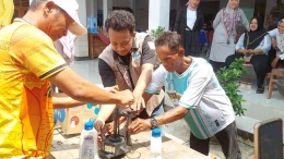 Proses Pembuatan Paving Block (Dokumen Pribadi)