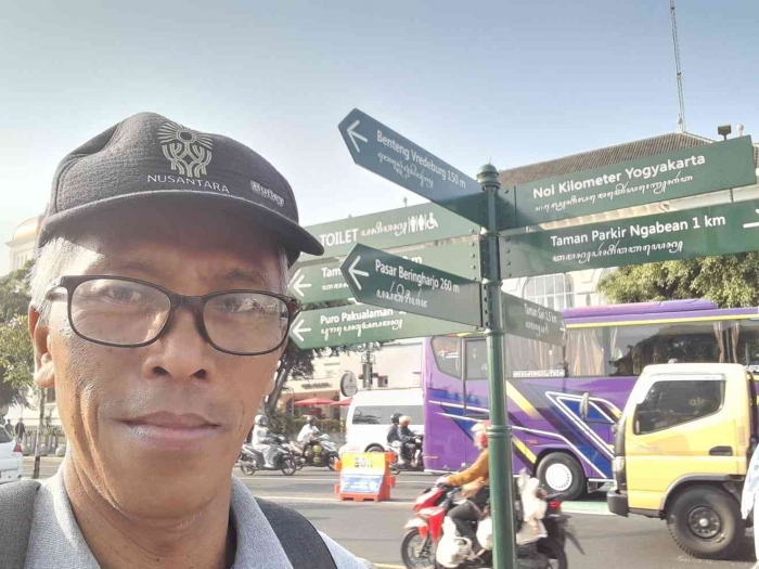 Berswafoto di Titik Nol Yogyakarta (dokpri)