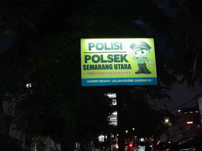 Papan nama kantor polisi (dokpri)