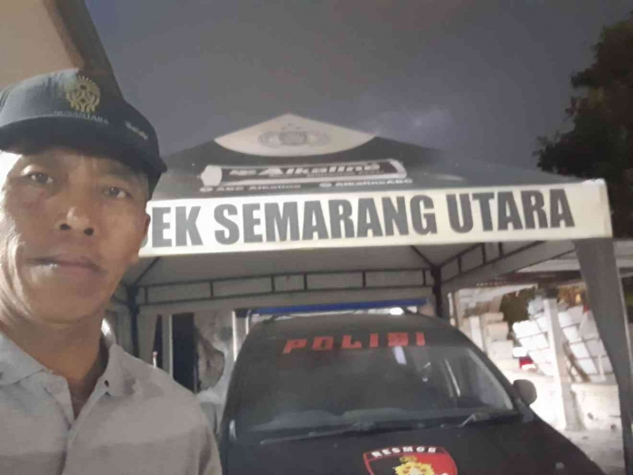 Berswafoto di area polsek Semarang Utara (dokpri)
