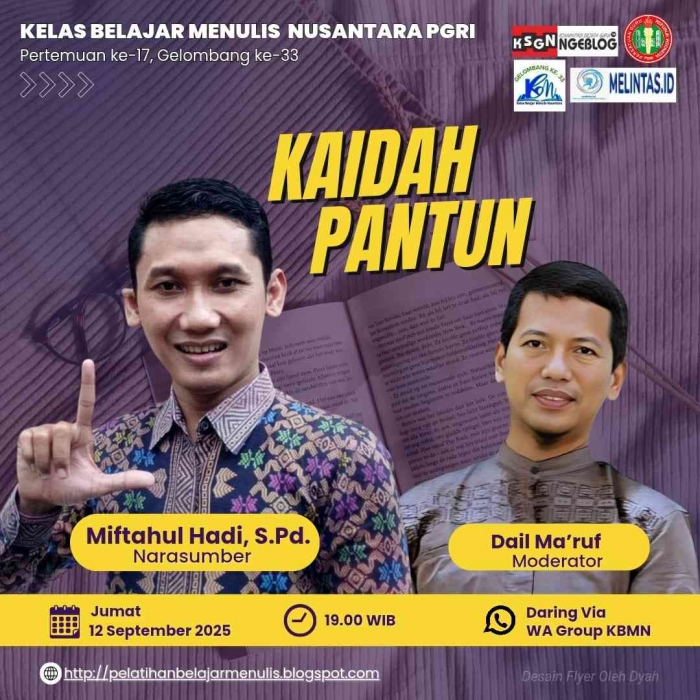 Kaidah pantun/kbmn PGRI