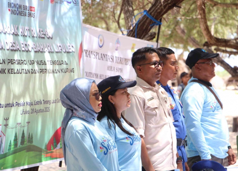 Tokoh Penting Pada Peresmian Program Desa Eco-Bahari Lifuleo, Kupang Barat, NTT (Sumber: Dok. Pribadi, 28/8/2025)