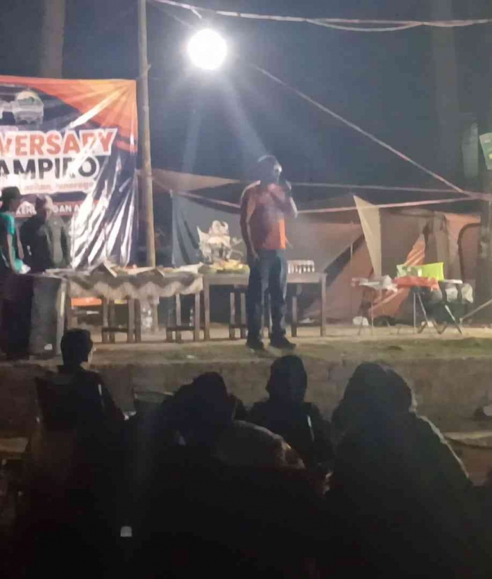 Sambutan Ketua Umum Pusat CAF Indonesia, Om Arif Munawar (Dokumentasi pribadi: Isti Yogiswandani)