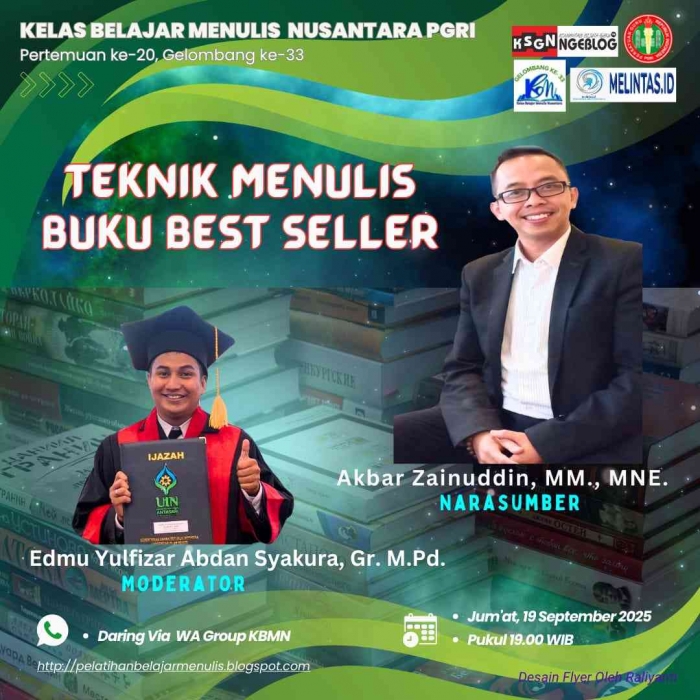 Narsum kelas belajar menulis Nusantara PGRI/dokpri