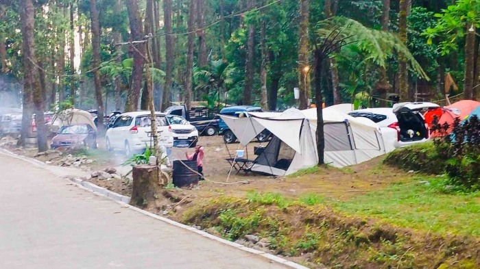 Suasana di tenda masih hening(Dokumentasi pribadi: Isti Yogiswandani)