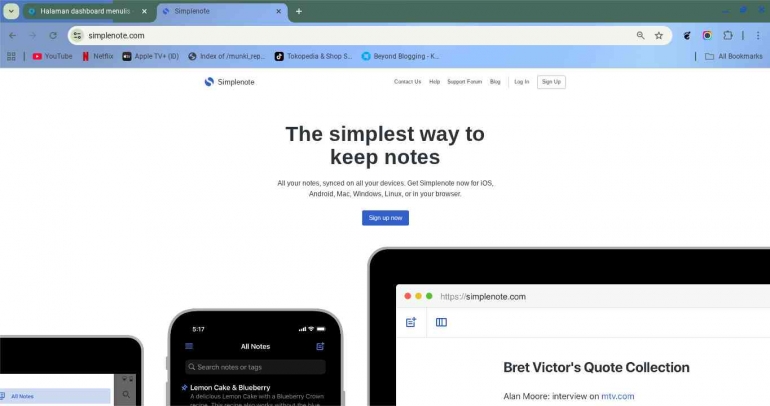 Mengenal Simplenote Aplikasi Notes Multiplatform di Linux Halaman 1 ...