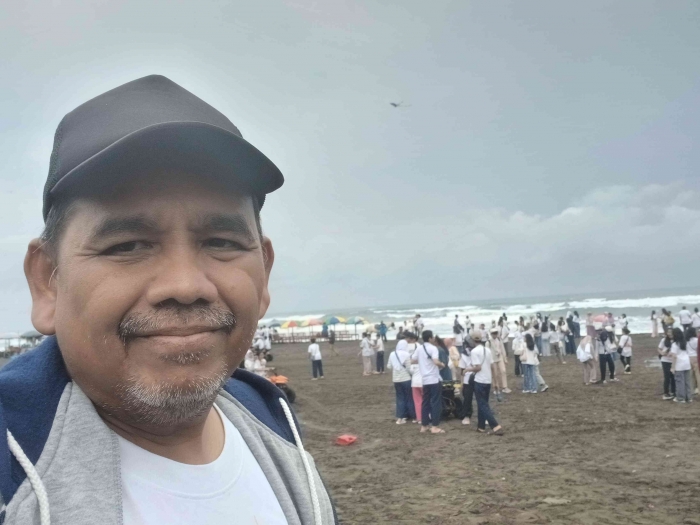 Omjay di pantai parangtritis yogya/dokpro