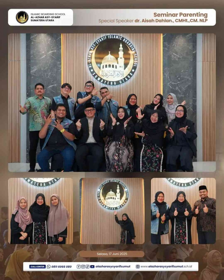 Azhar Rabbani Seminar Parenting dr. Aisah Dahlan di Al-Azhar Asy-Syarif Sumut (AAIBS ...