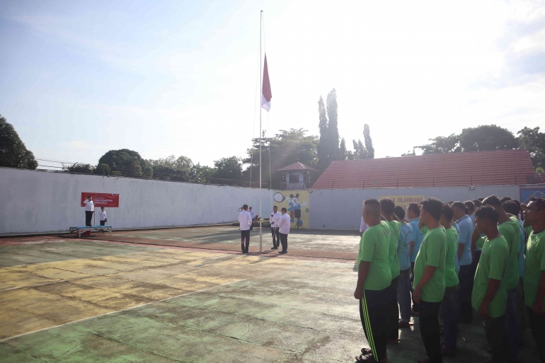 Rutan Pelaihari Gelar Upacara Hari Kesaktian Pancasila 2025 dengan Khidmat