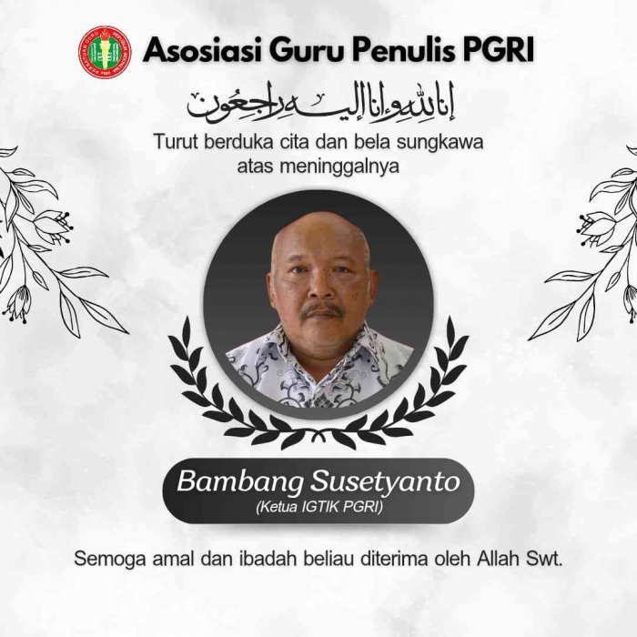 Ucapan duka dari asosiasi guru penulos/cno