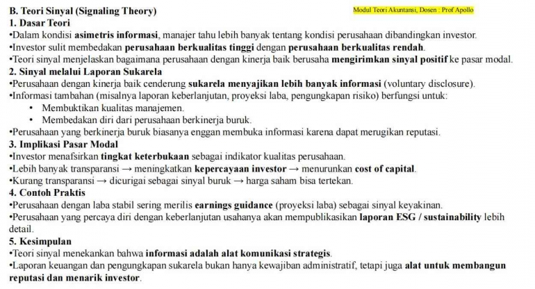 Sumber: Modul TA 3_The Economics of Financial Reporting Regulation (Slide 4)
