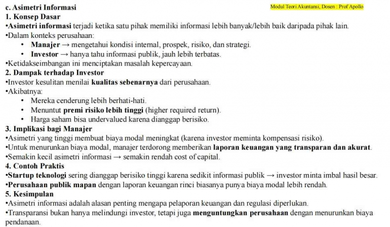 Sumber: Modul TA 3_The Economics of Financial Reporting Regulation (Slide 5)