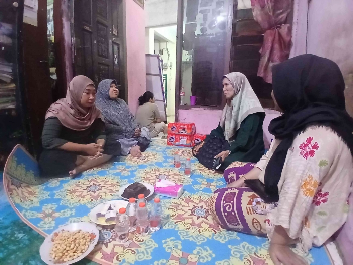 Pengurus kogtik takziah ke rumah pak bambang/dokpri