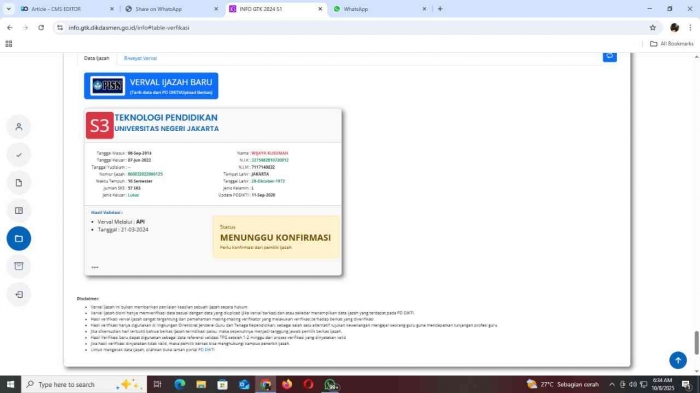 masih menunggu konfirmasi/dokpri
