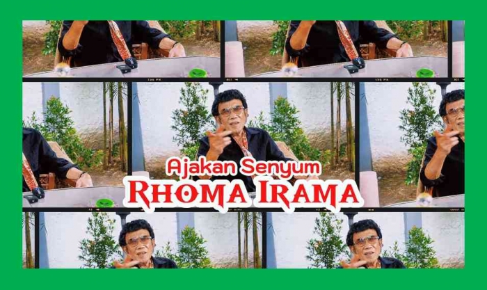 Rhoma Irama mengajak publik tersenyum, untuk mengikis tindakan bullying. Foto: Isson Khairul