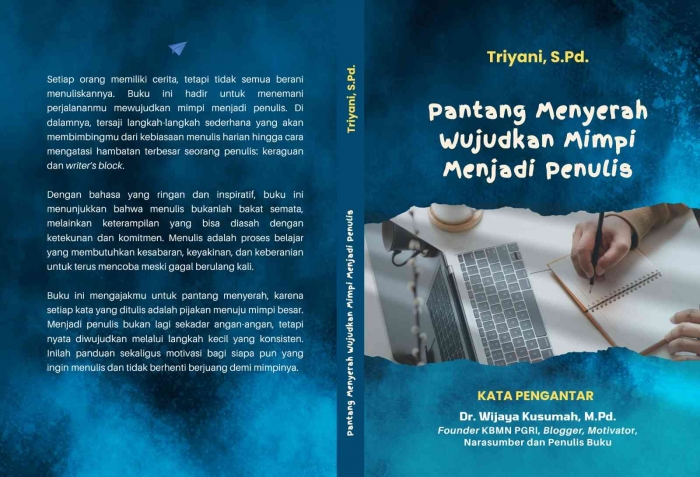 buku terbaru karya ibu Triyani/KBMN PGRI