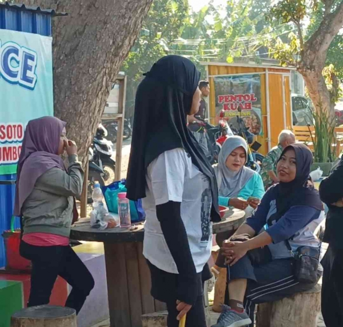 Lapak Sego tiwul yang terinisiasi saat pandemi (Dokumentasi pribadi: Isti Yogiswandani)