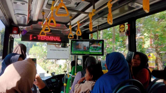 Bagian dalam bus. - Dokpri