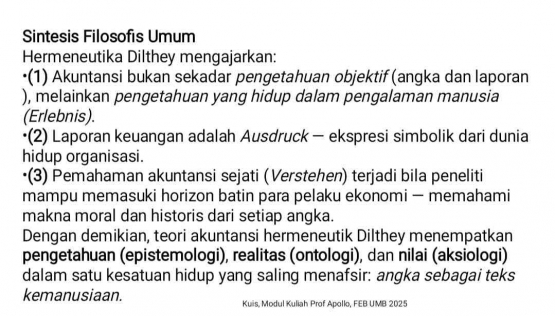 Dokumen Modul oleh Prof. Dr. Apollo Daito, S.E., Ak., M.Si., CIFM., CIABV., CIABG.